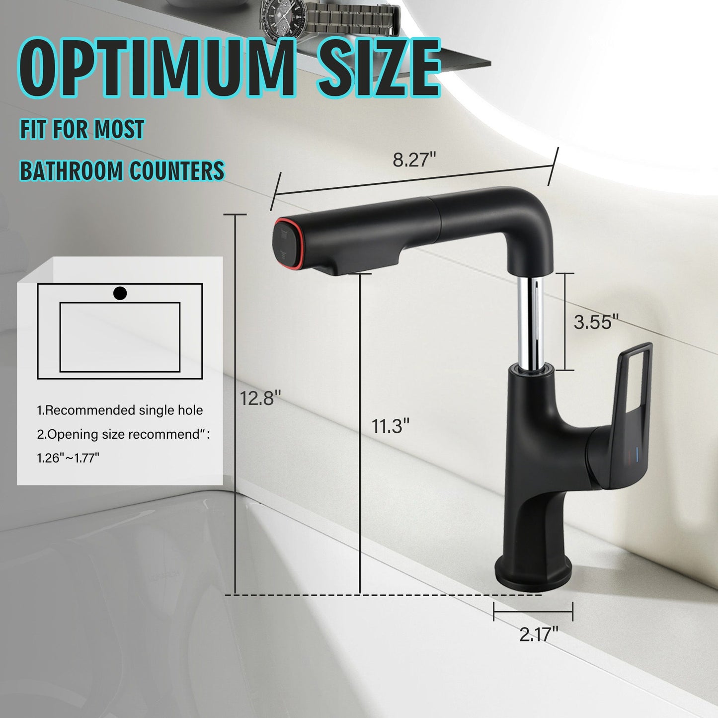 Pull Down Vessel Faucet With Lift Spout & Dual Spray Modes Daily Nest