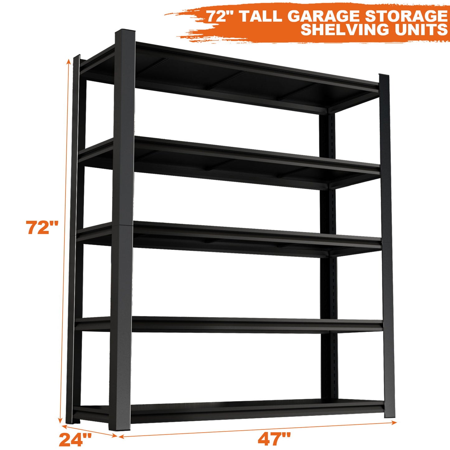 Tall Metal Shelves With Removable Dividers Are High Capacity And Load Bearing For Garages, Kitchens And Offices Daily Nest