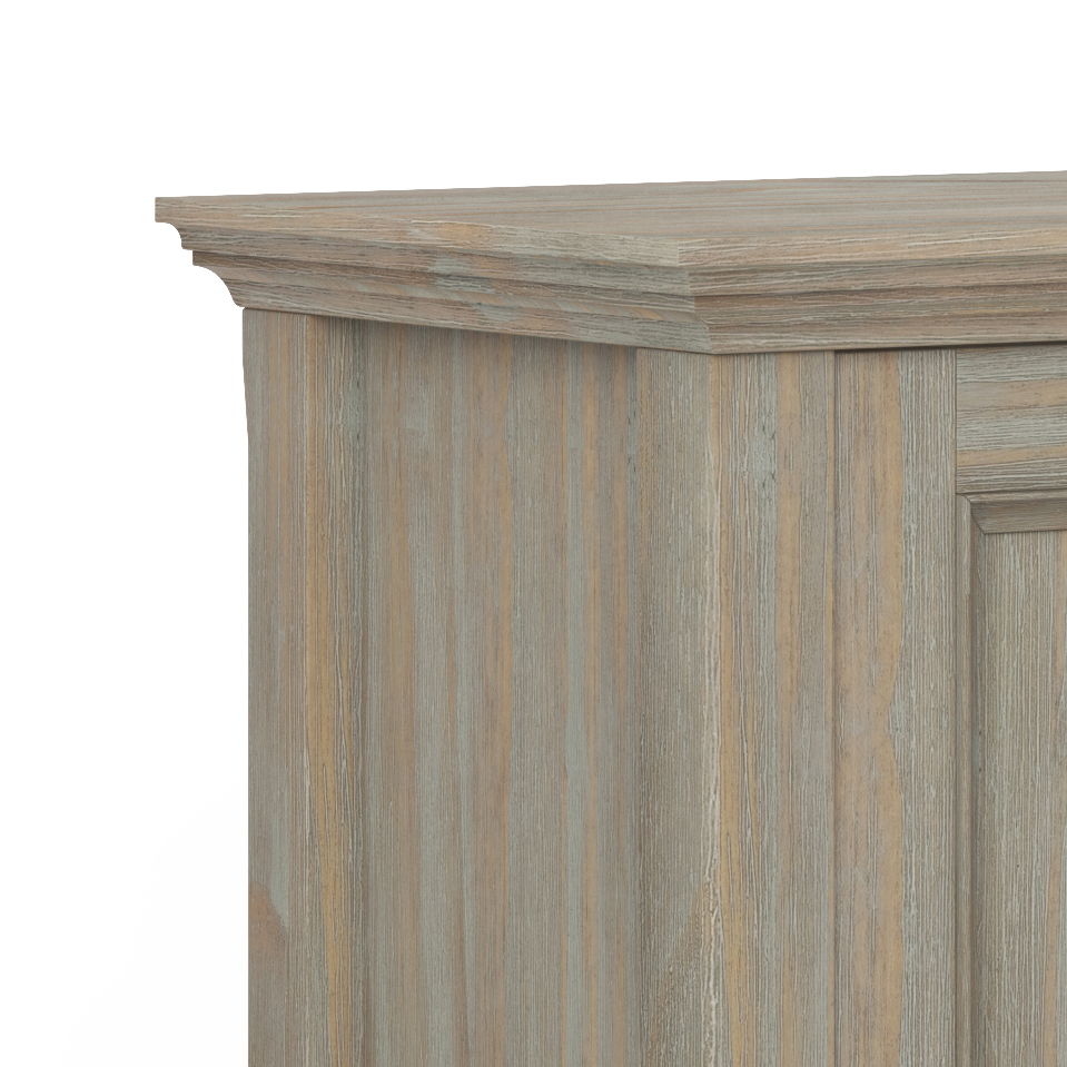 Amherst - Handcrafted Low Storage Cabinet Simpli-Home