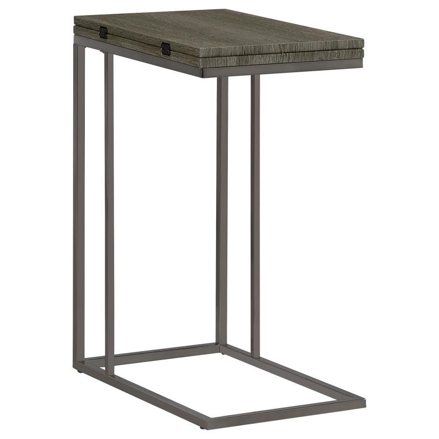 Pedro - Expandable C-Shaped Sofa Side Table CoasterEveryday
