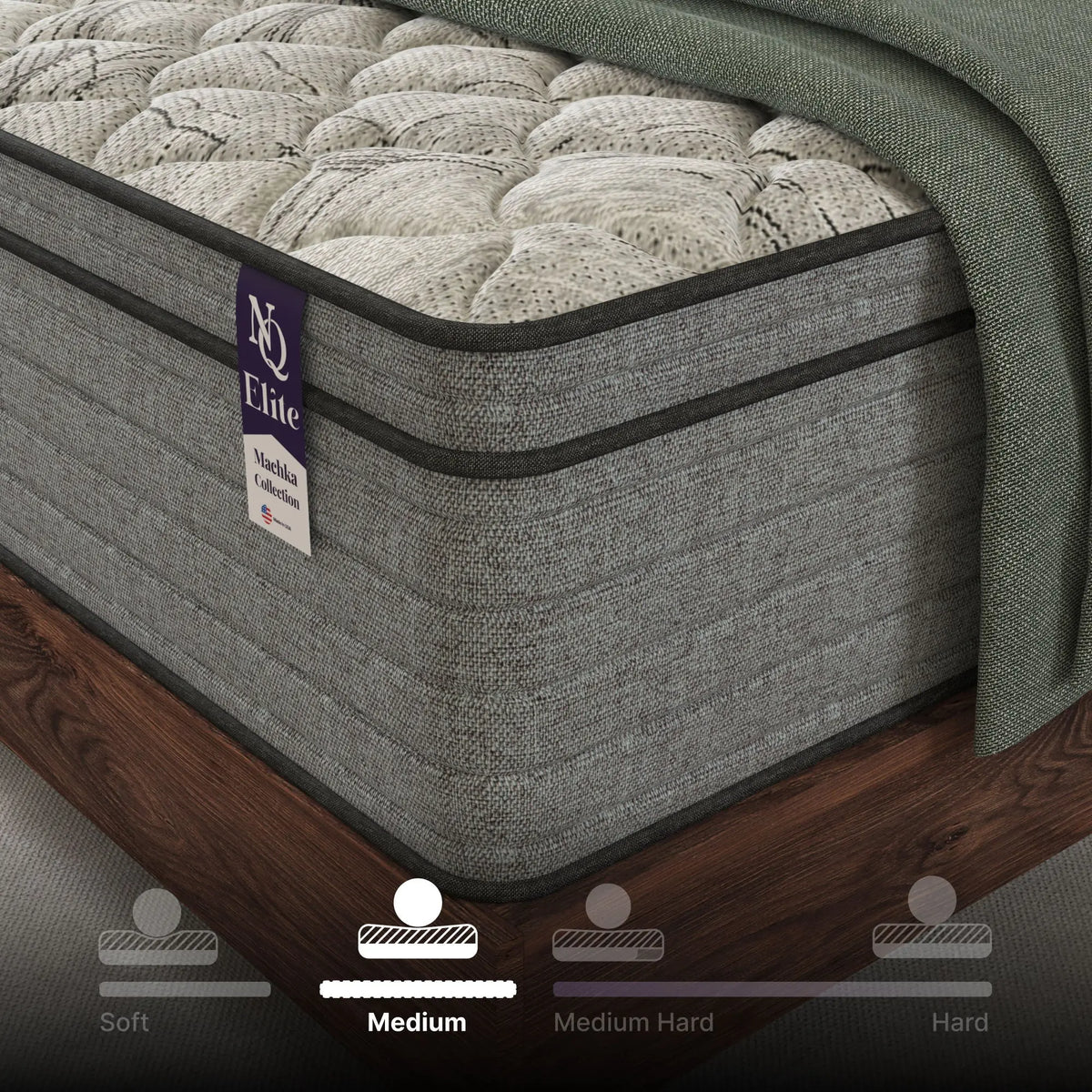 Elite Series Machka - 10" Cooling Gel Memory Foam Hybrid Mattress Daily Nest