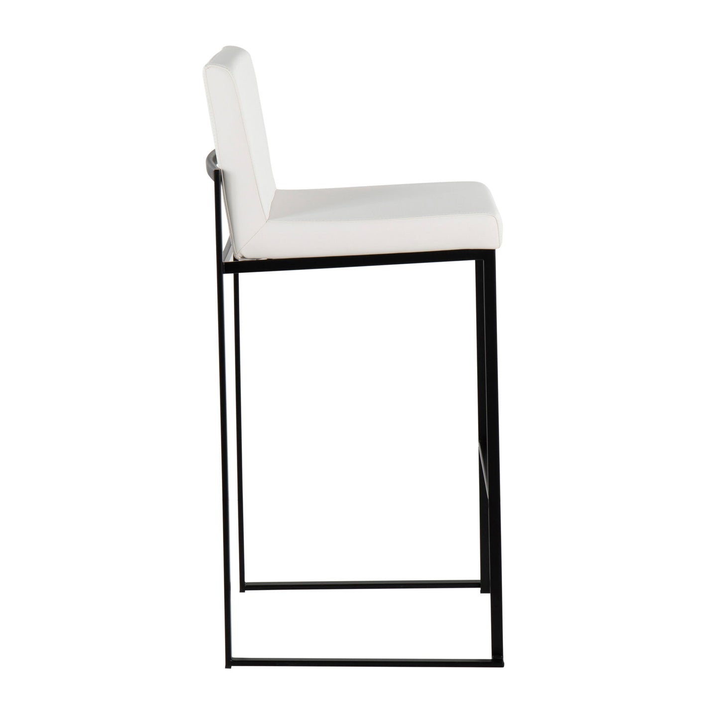 Fuji - Contemporary High Back Barstool Elegant Design Lumi Source