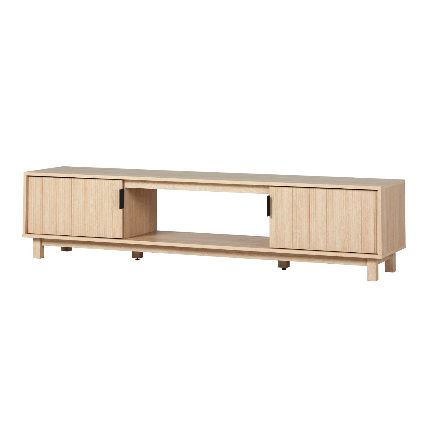 Modern Fluted Door Minimalist TV Stand Walker Edison