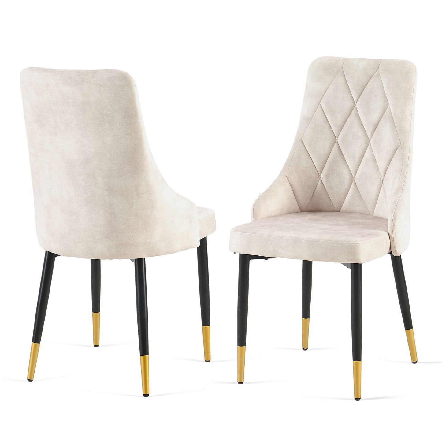 Dining Chairs Living Room Chair Modern Kitchen Armless Side Chair With Metal Legs Home Essentials
