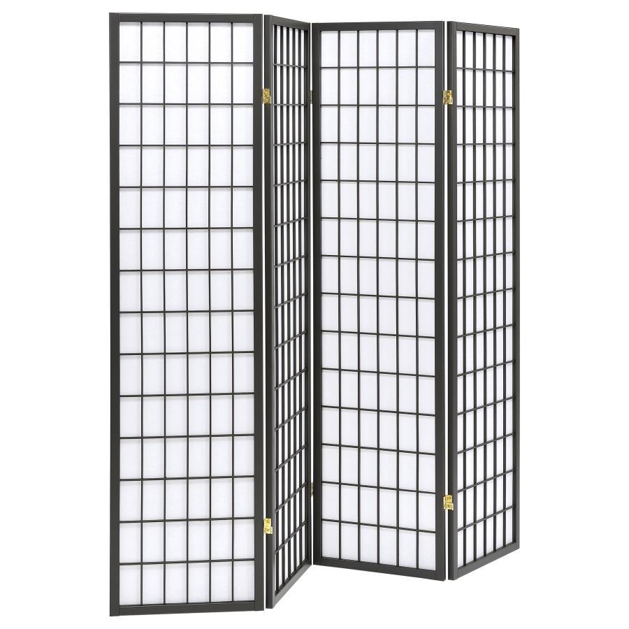 Roberto - 4-Panel Room Divider Folding Shoji Screen CoasterEveryday