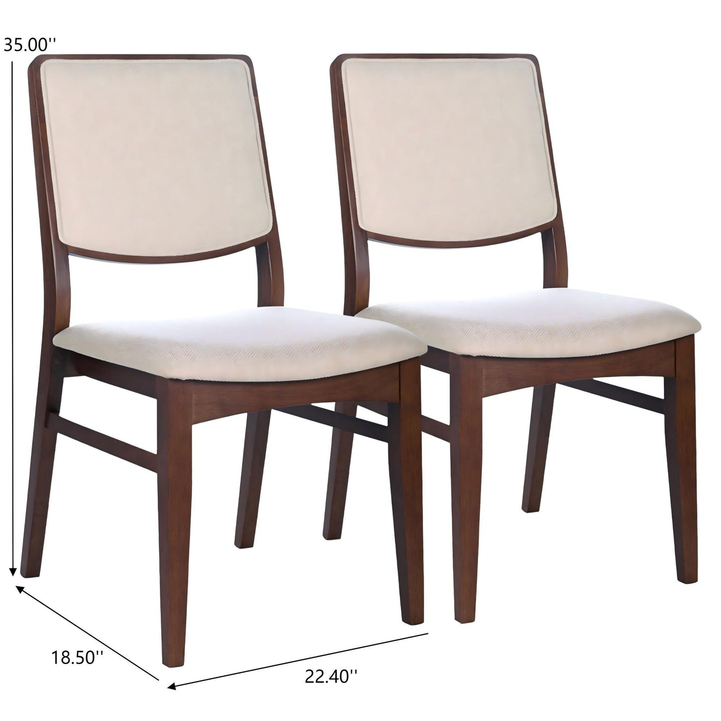 Skylar - Dining Chair (Set of 2) - Beige Ashcroft Furniture