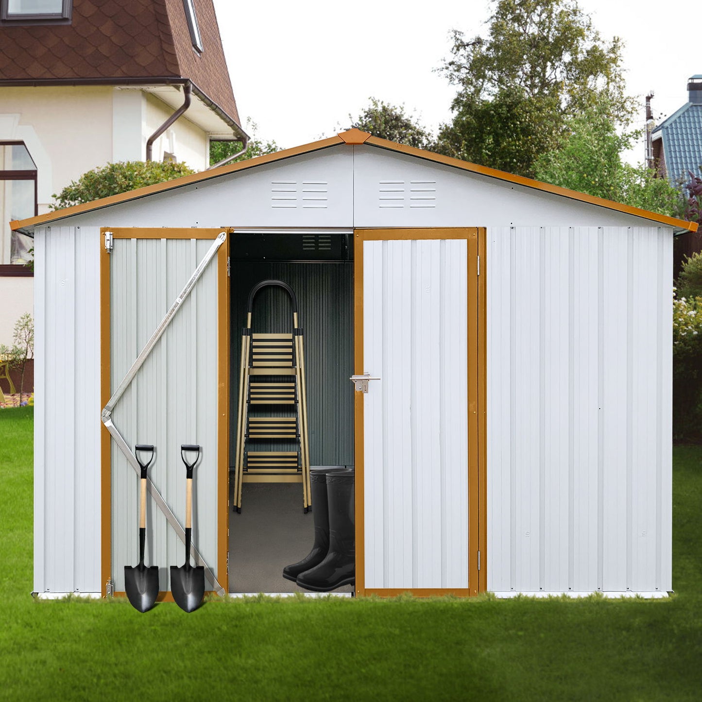 10' x 12' Garden Sheds Outdoor Storage Sheds Daily Nest