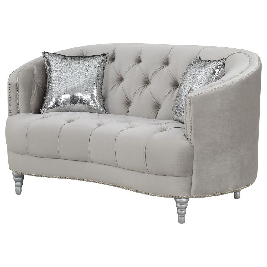 Avonlea - Upholstered Sloped Arm Loveseat CoasterElevations