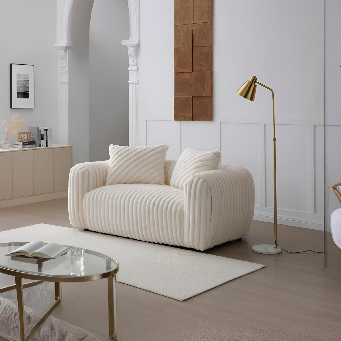 Cancun - Loveseat - White Glory Furniture