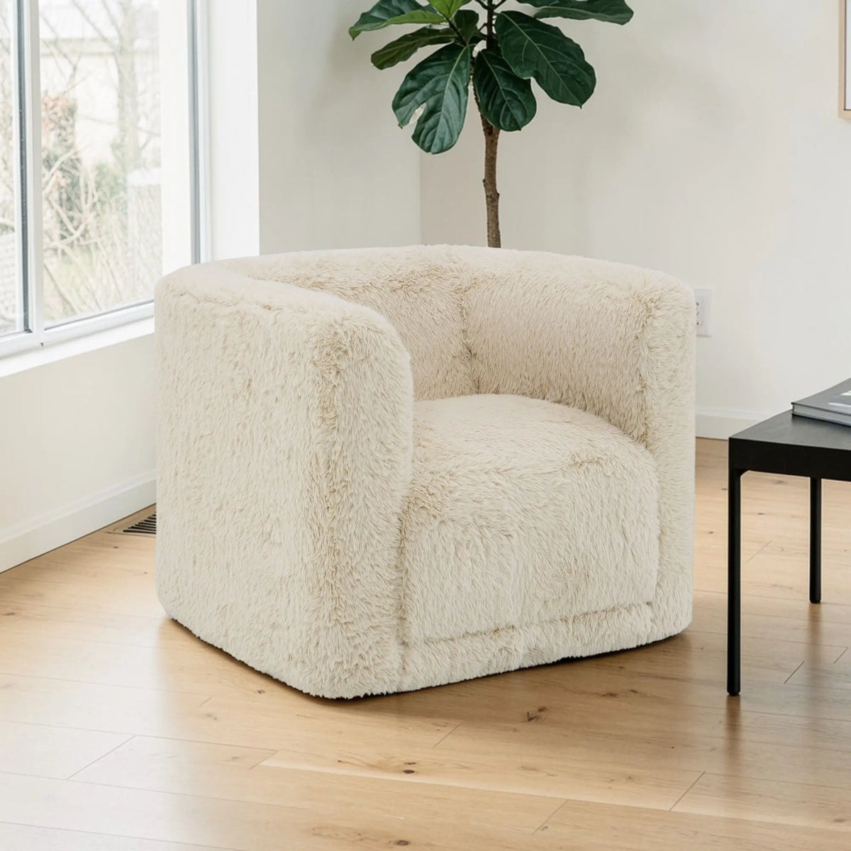 Upendo - Chair With Swivel - Sand Acme