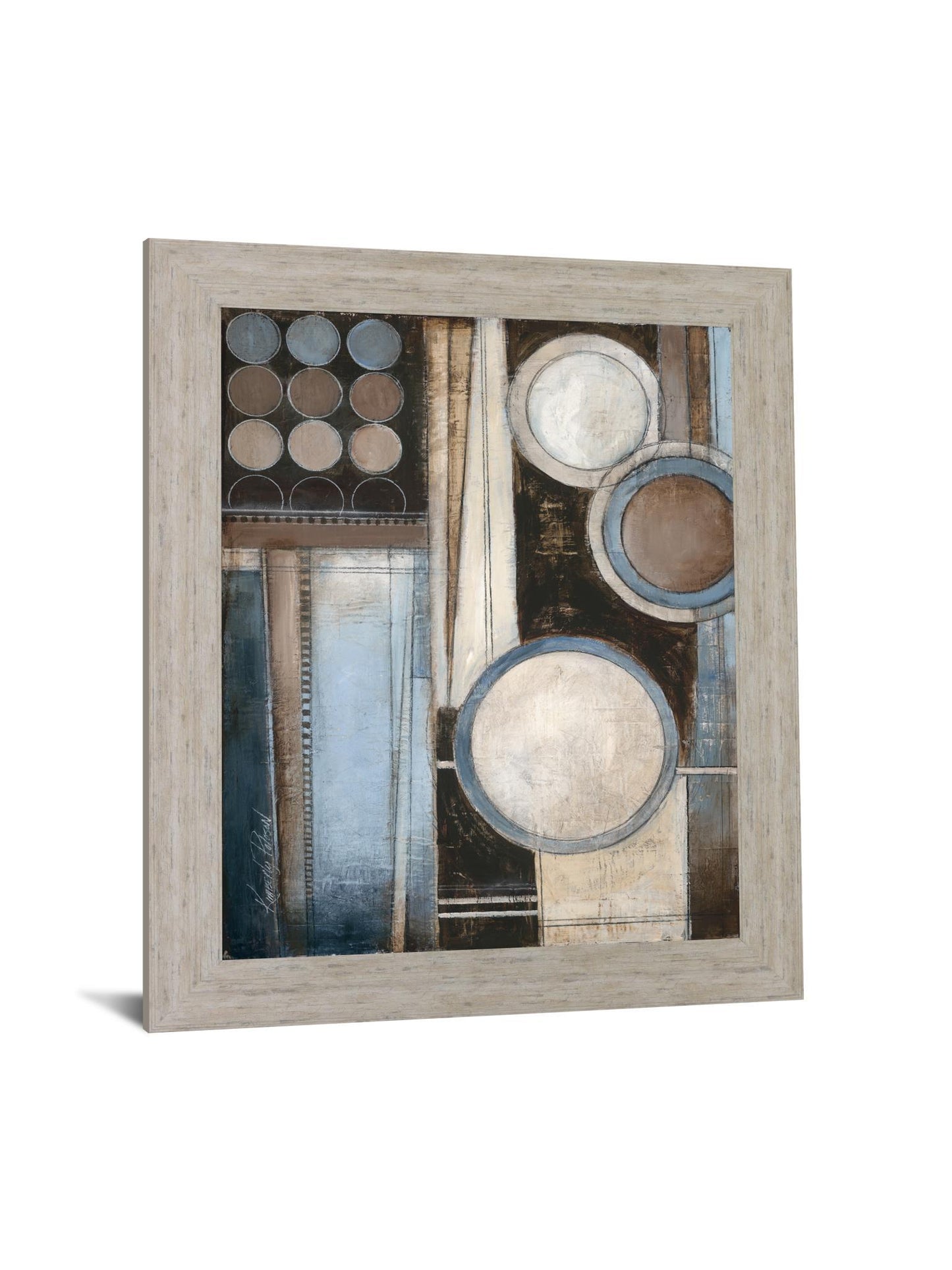 Circles in Mist - 28" x 34" Framed Wall Art Classy Art
