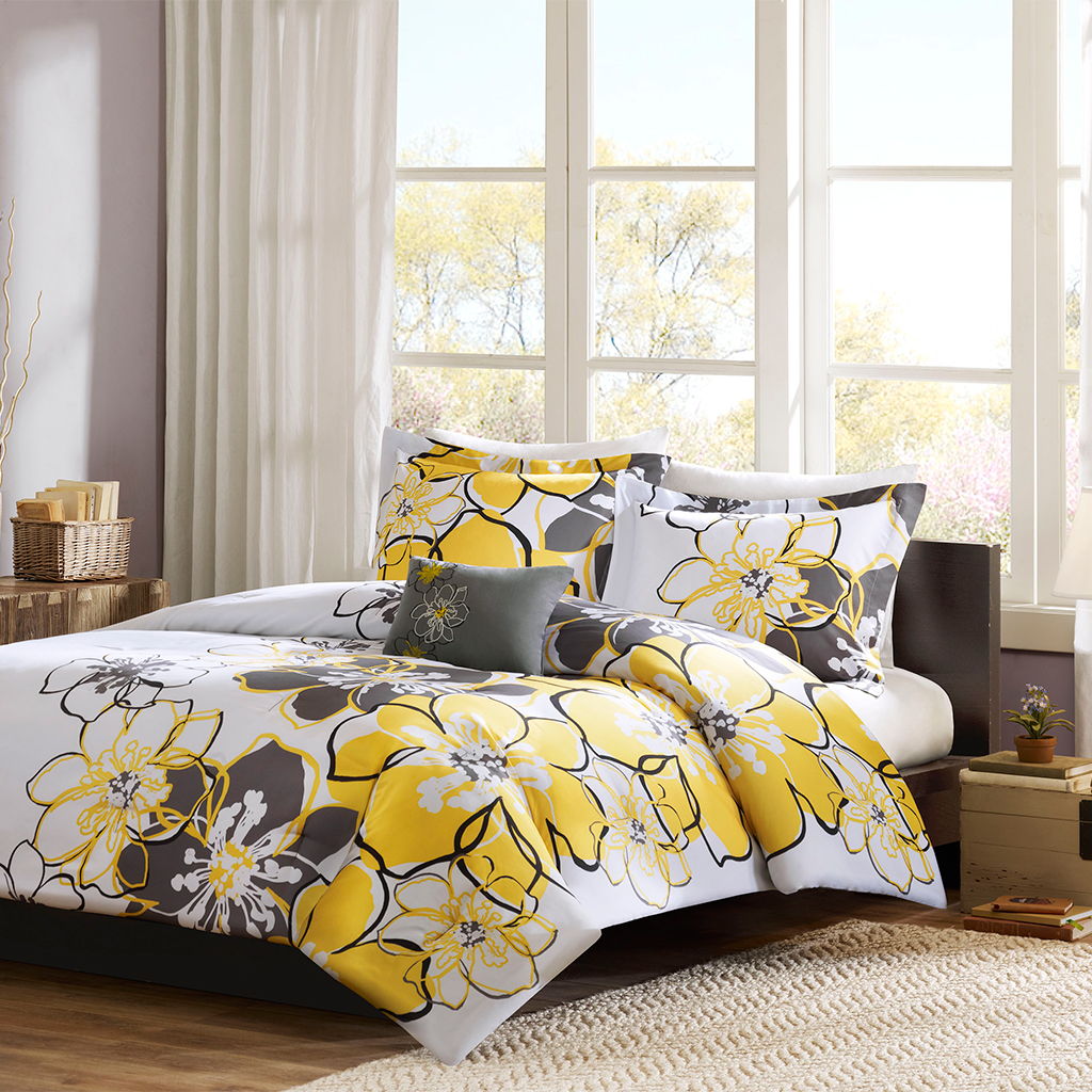 Allison - Twin Comforter Set - Yellow Mi Zone