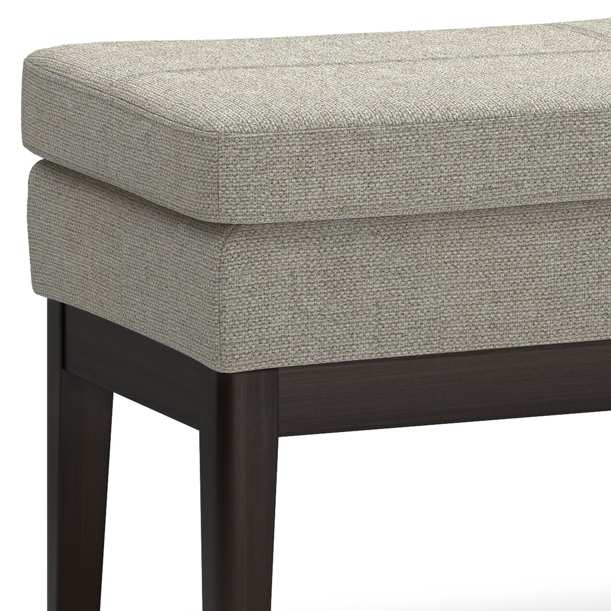 Carlson - Ottoman Bench, Mid Century Design Simpli-Home