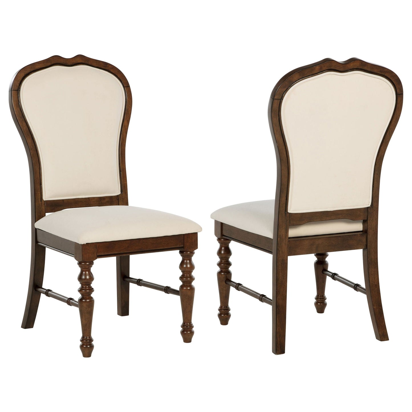 Landon - Upholstered Dining Side Chair (Set of 2) - Rich Brown Coaster Fine Furniture