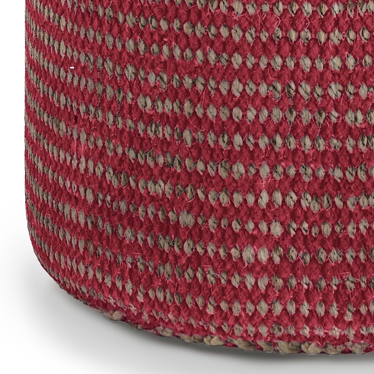 Larissa - Handcrafted Round Braided Pouf Simpli-Home