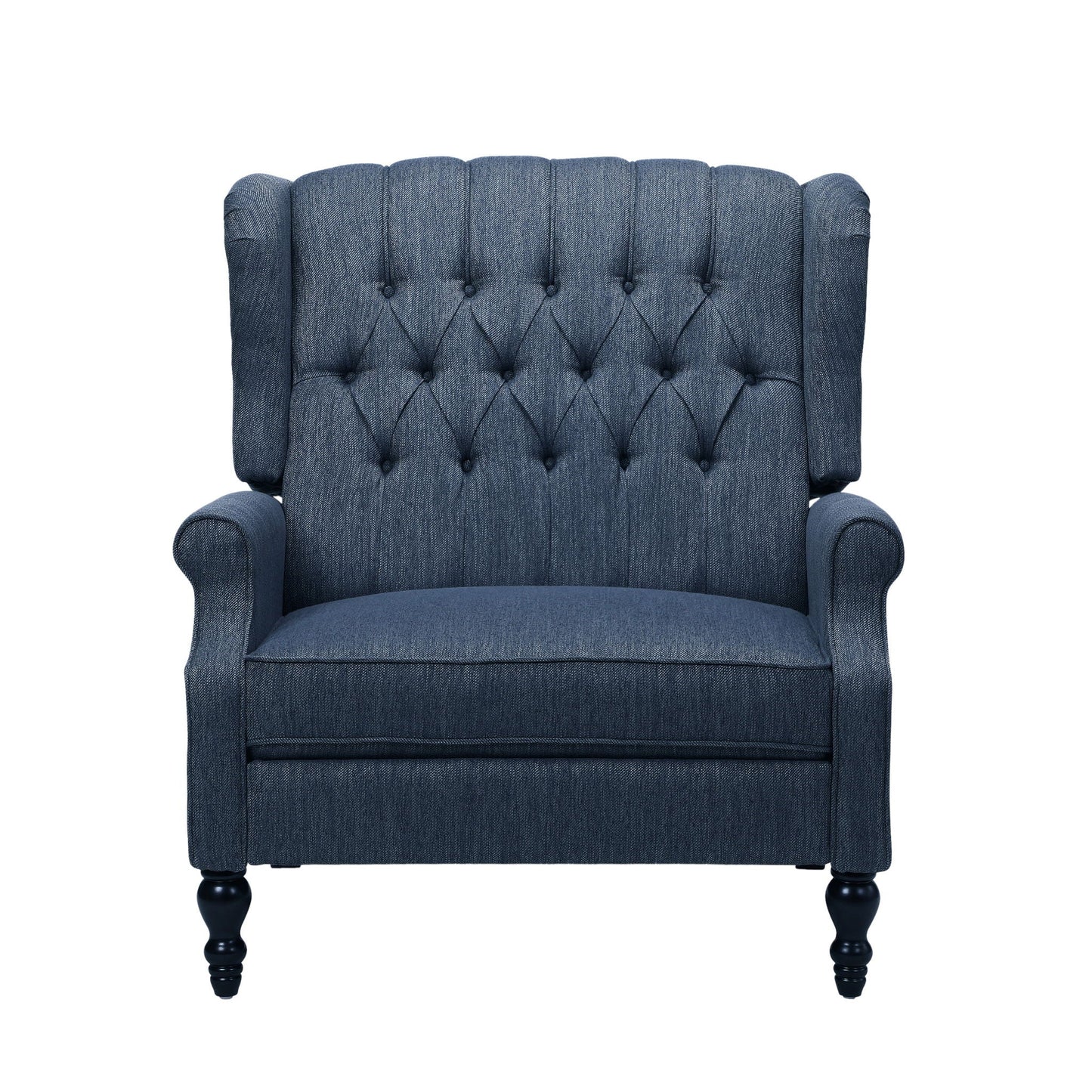 Dunham - Contemporary Fabric Tufted Oversized Pushback Recliner Noble House