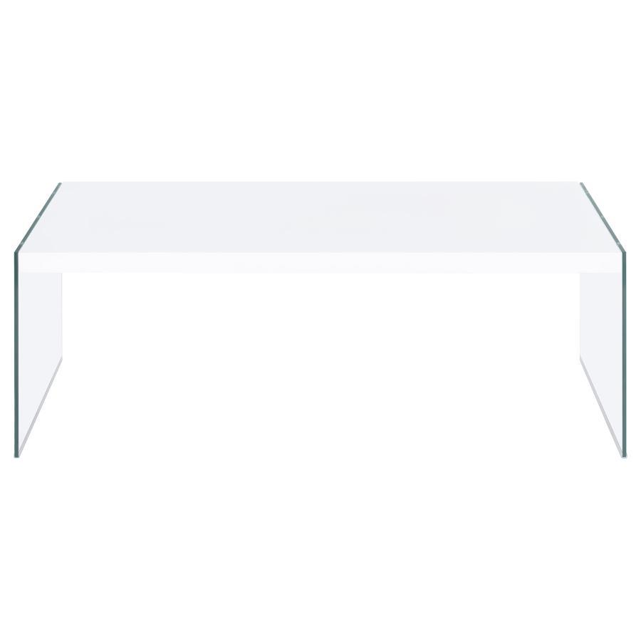 Opal - Rectangular Glass Frame Table Coaster Fine Furniture