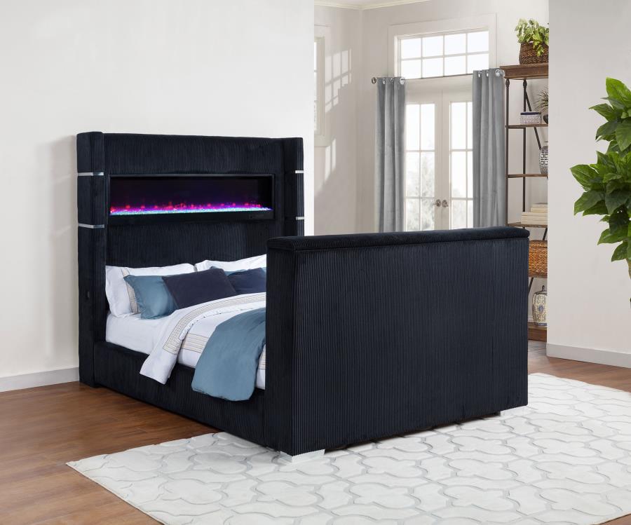 Tisdall - Flame Visualizer TV Bed Coaster Fine Furniture