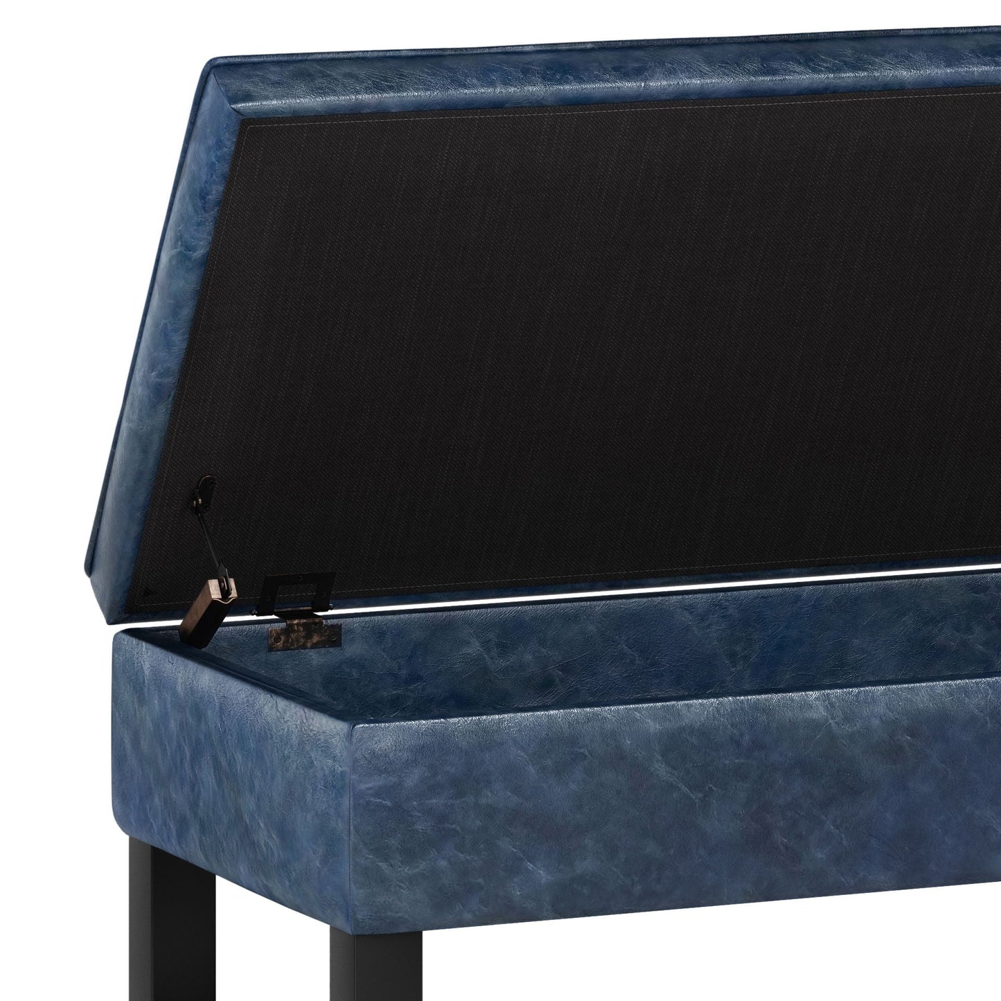 Cosmopolitan - Storage Ottoman Bench With Open Bottom Simpli-Home