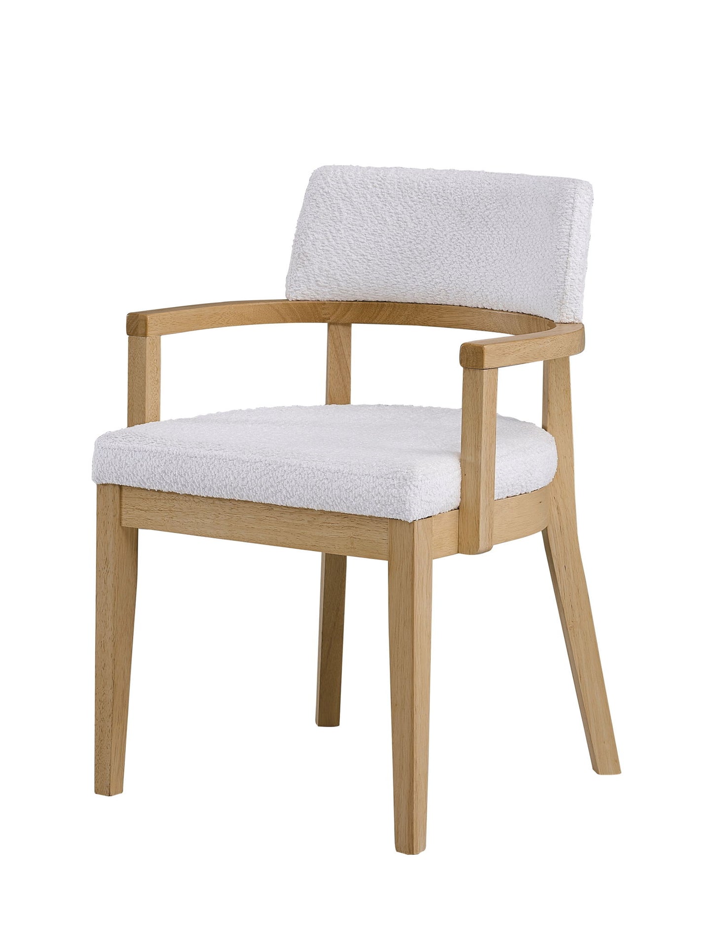 Kasem - Gorge Fabric Side Chair (Set of 2) - White Acme