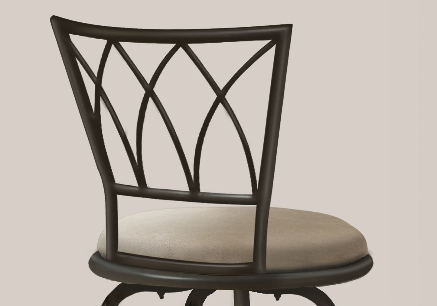 Swivel Bar Stool With Bar Height (Set of 2) - Espresso 8th Street