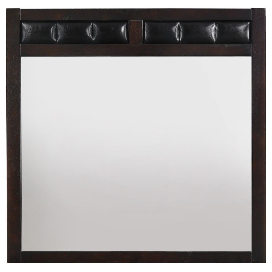 Carlton - Upholstered Rectangular Mirror CoasterEveryday