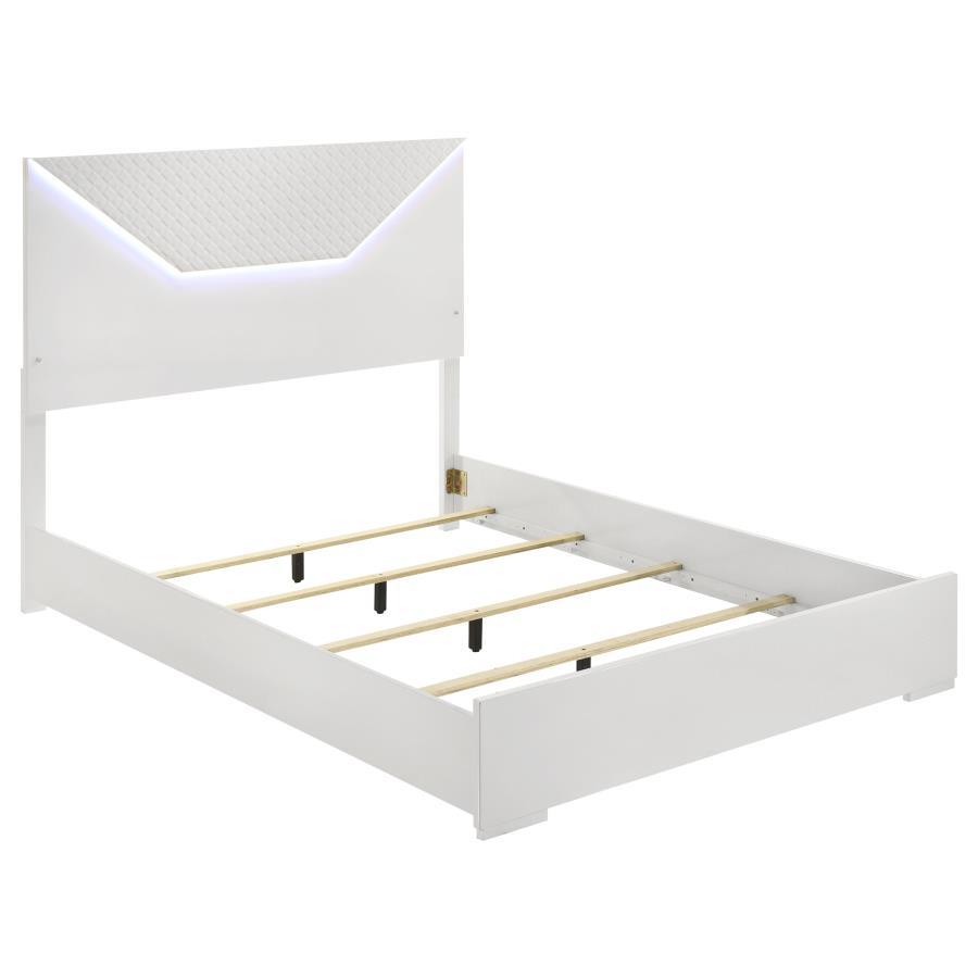 Ives - Panel Bed LED Headboard Coaster Fine Furniture