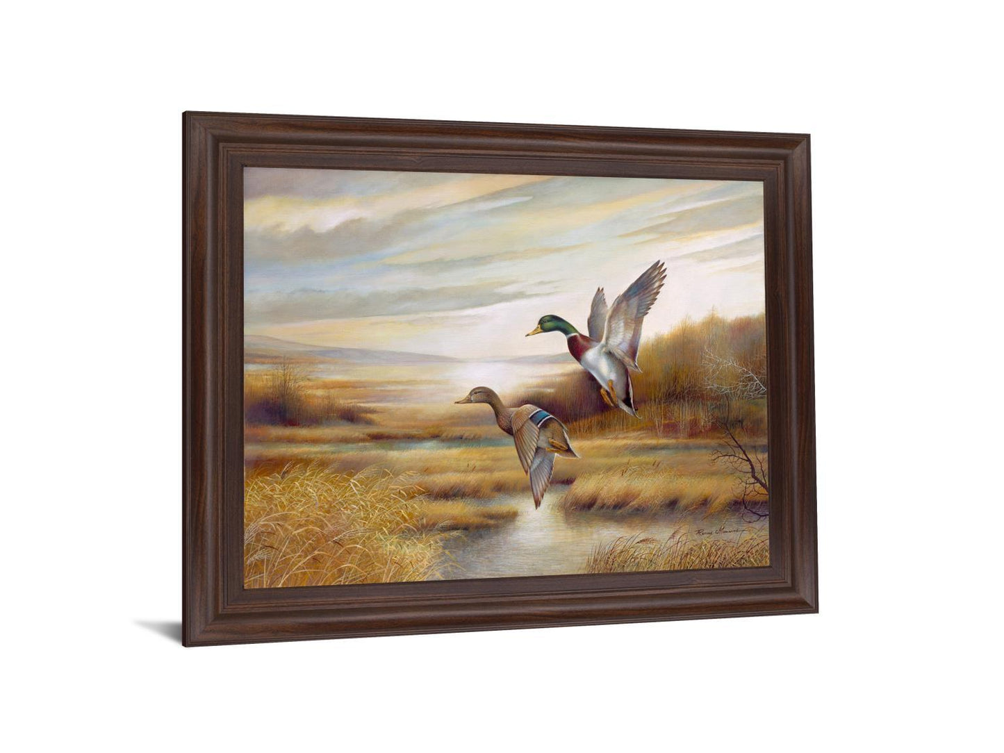 Autumn Marsh Duo - 28" x 34" Framed Wall Art Classy Art