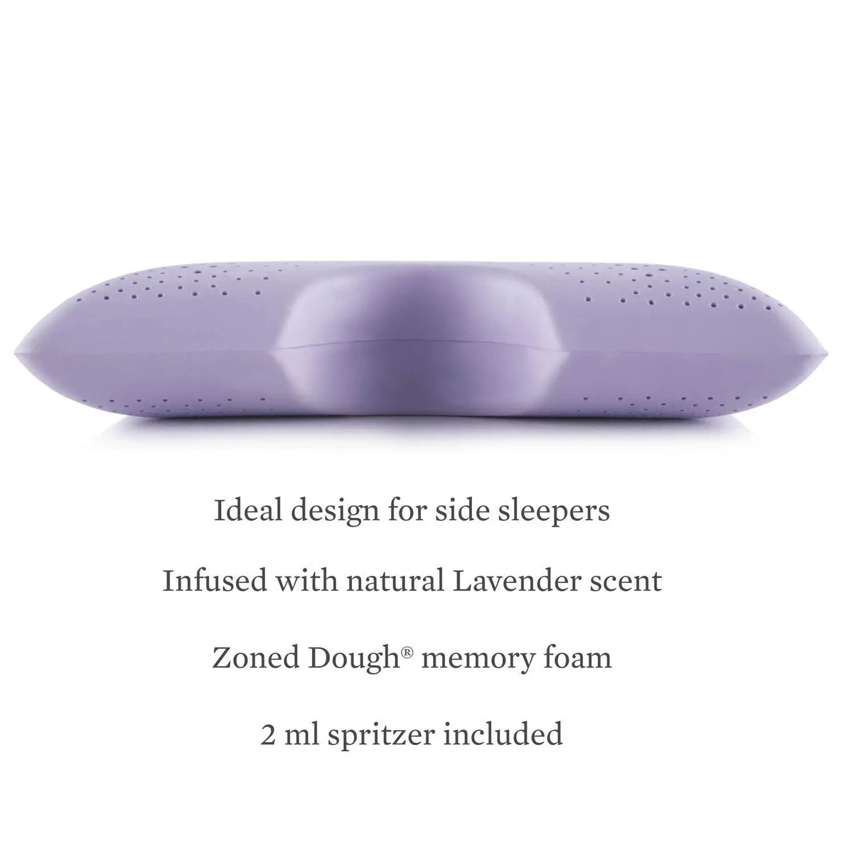 Shoulder Zoned Dough + Lavender - Pillow Malouf
