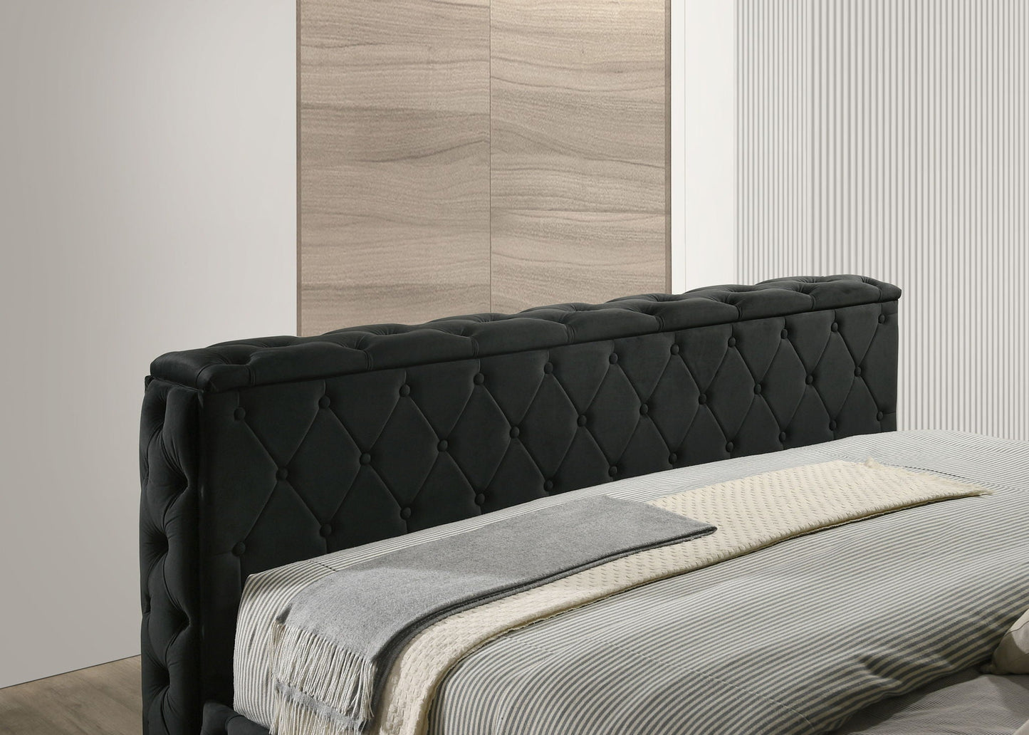 Josephine - Queen Bed With TV Lift - Black Crown Mark