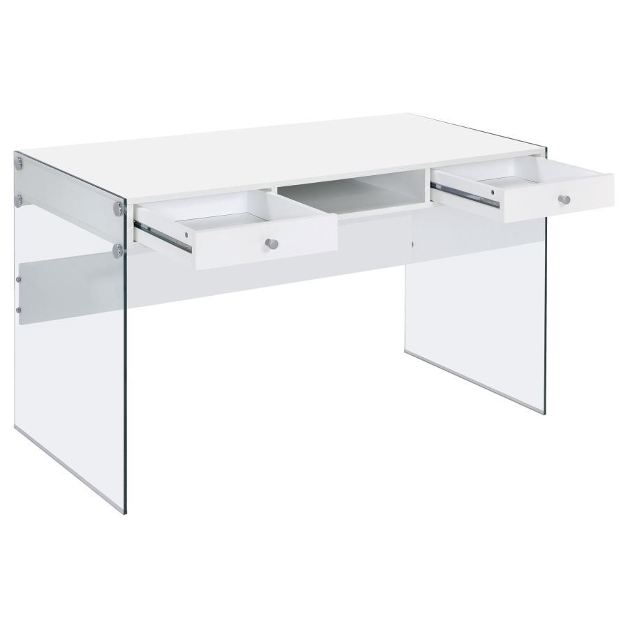 Dobrev - 2-Drawer Writing Desk CoasterEveryday