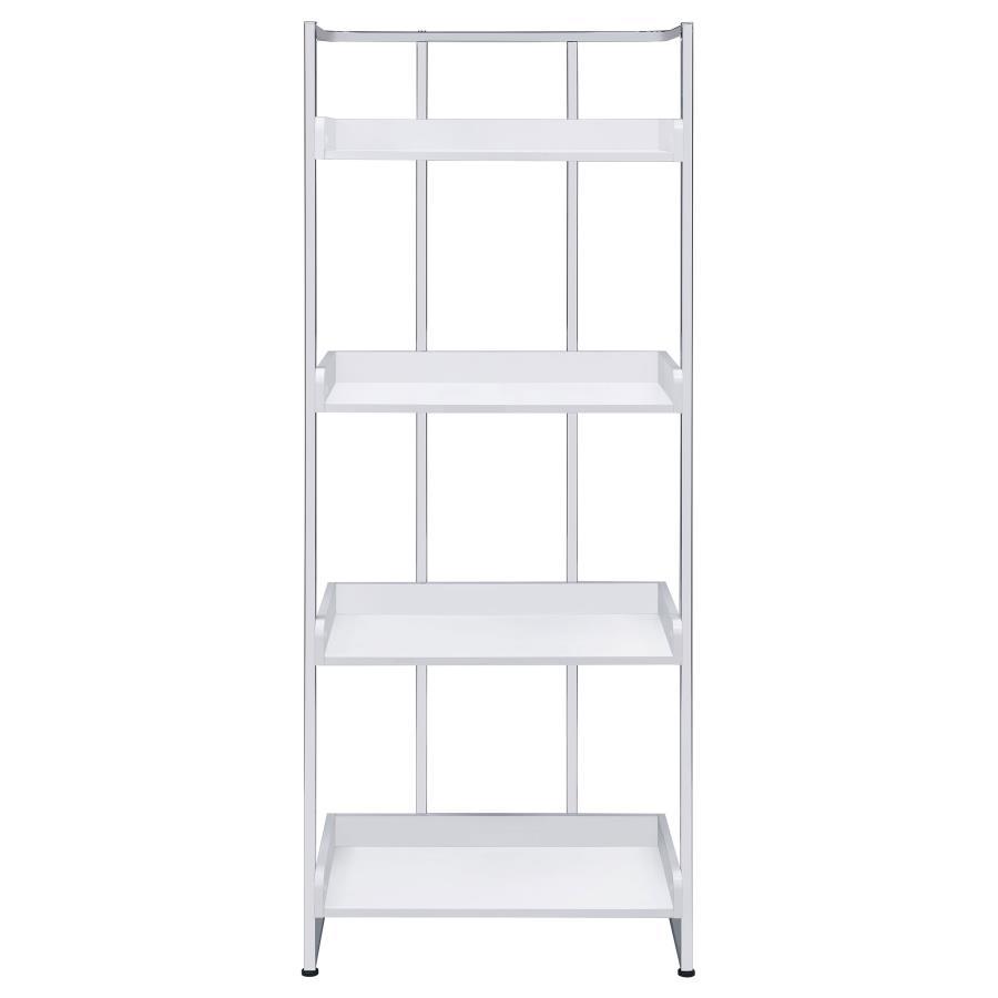 Ember - 4-Shelf Bookcase CoasterEssence