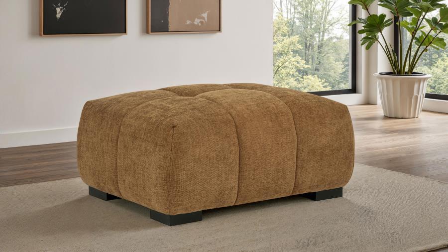 Octavia - Fabric Rectangular Upholstered Ottoman Coaster Fine Furniture