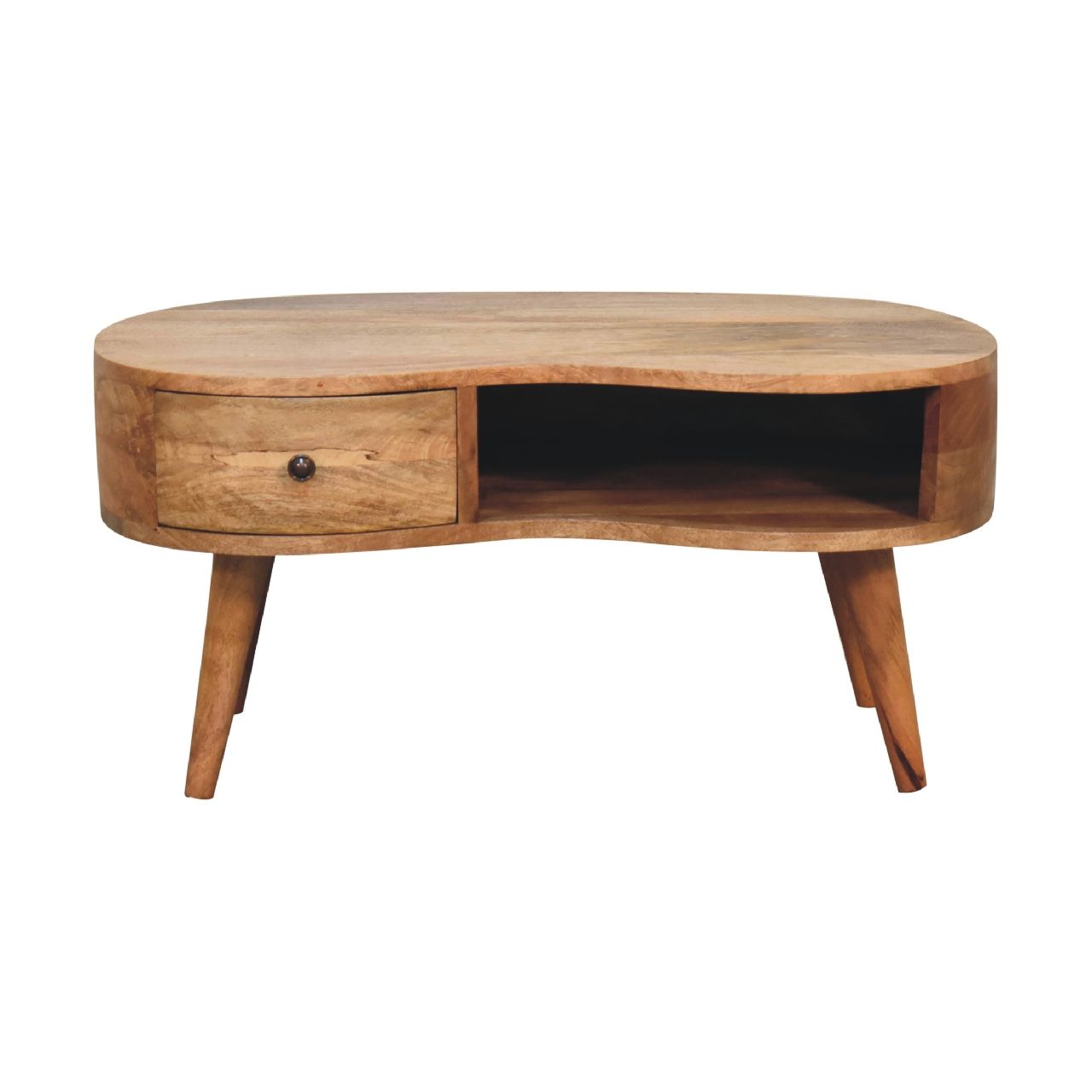 Wave Coffee Table With 1 Drawer Artisan Furniture