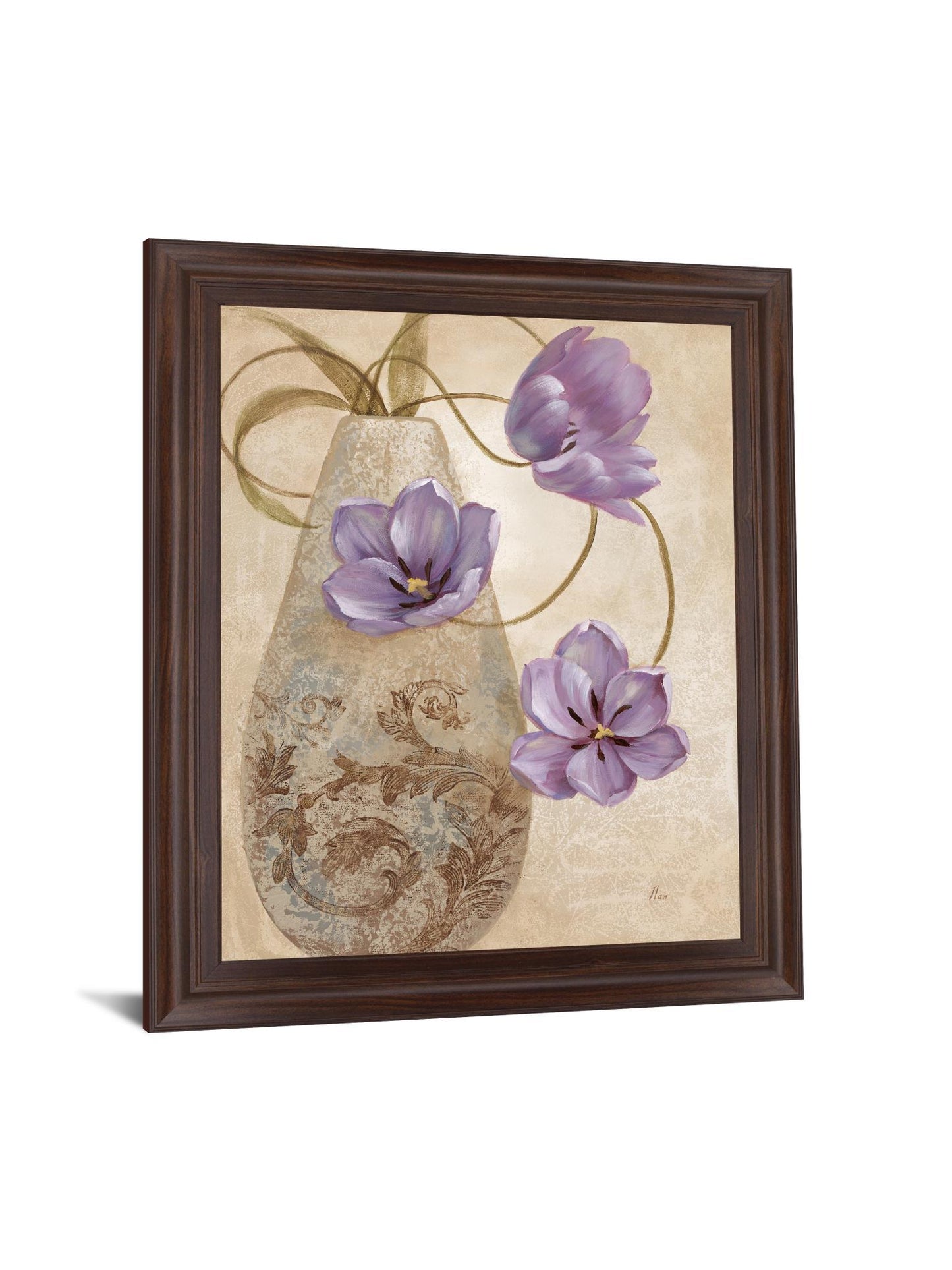 Twilight Petals - 28" x 34" Framed Wall Art Classy Art
