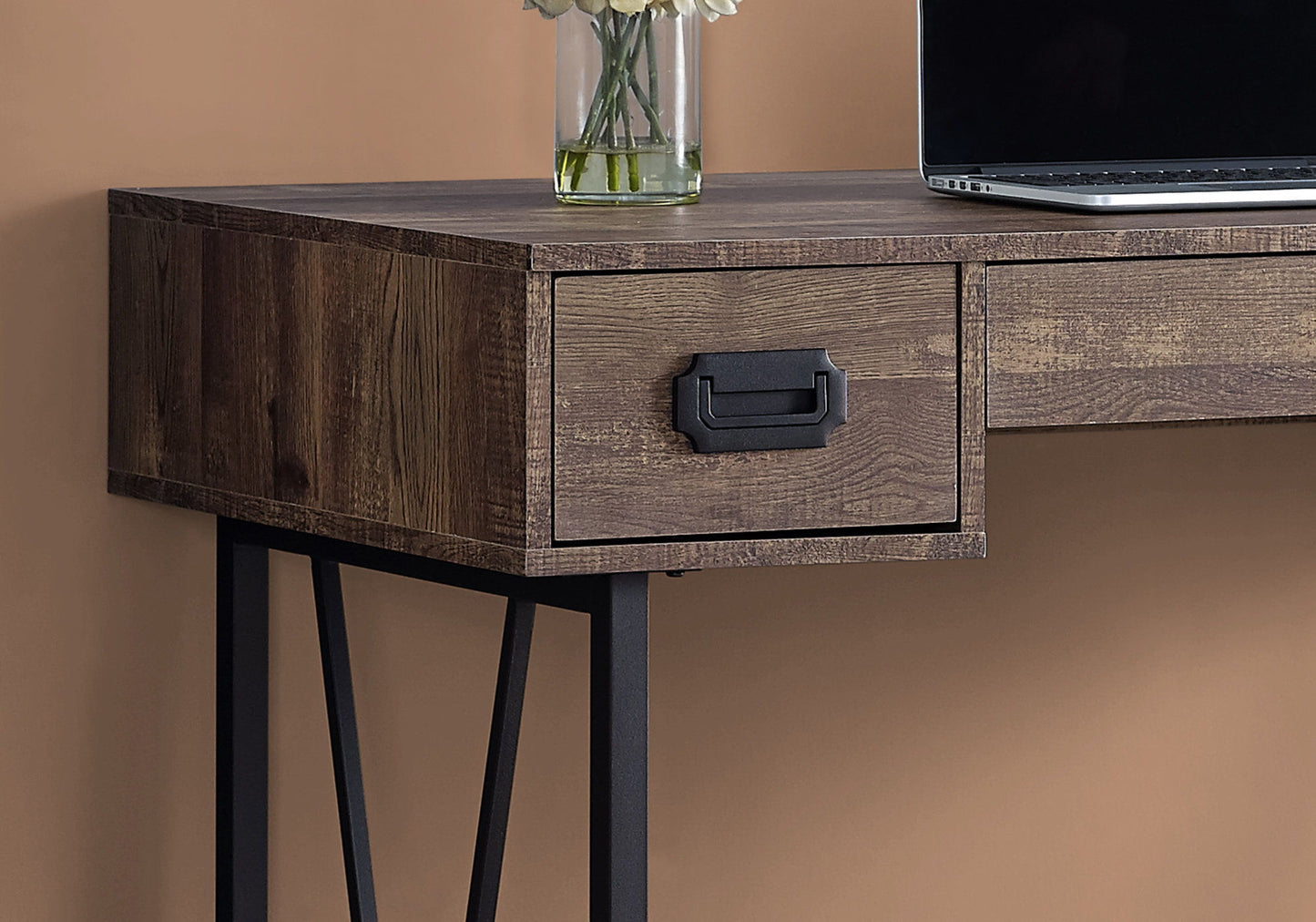Computer Desk For Home Office, Laptop, Storage Drawers, Transitional 8th Street