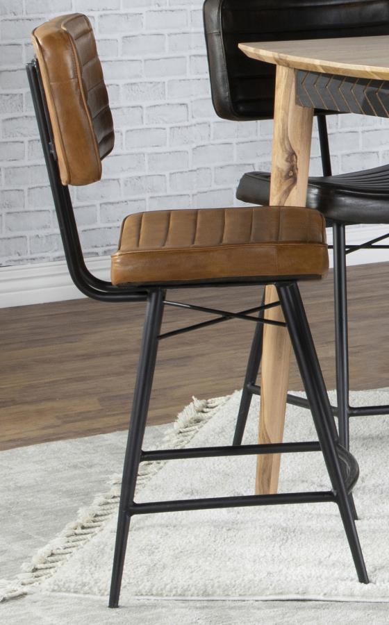 Partridge - Leather Counter Chair (Set of 2) CoasterElevations