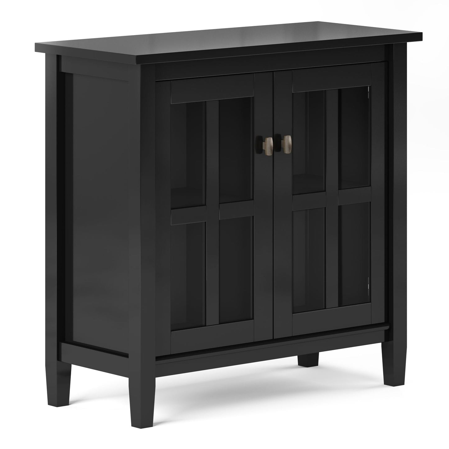 Warm Shaker - Handcrafted Low Storage Cabinet Simpli-Home
