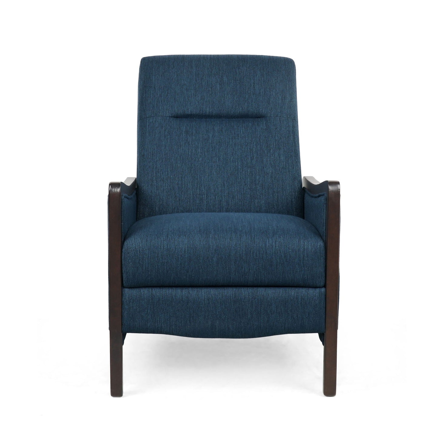 Drury - Contemporary Fabric Upholstered Pushback Recliner Noble House