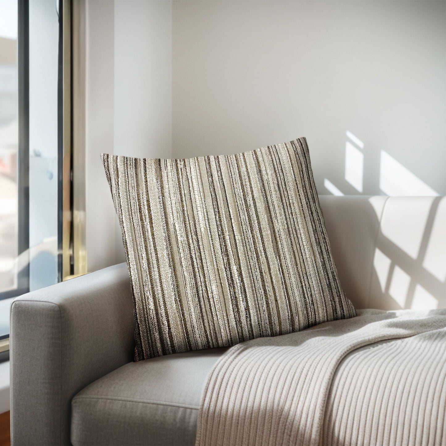 Monte - Square Stripe Pillow - Stripe/Multi Chapel Hill