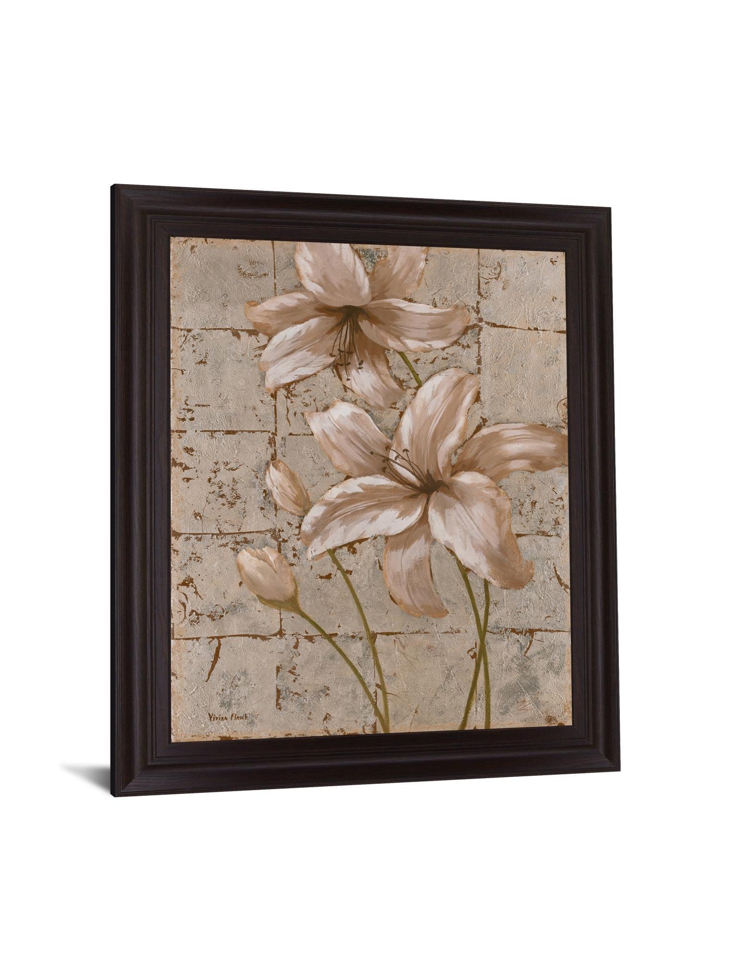 Blush Petals - 28" x 34" Framed Wall Art Classy Art