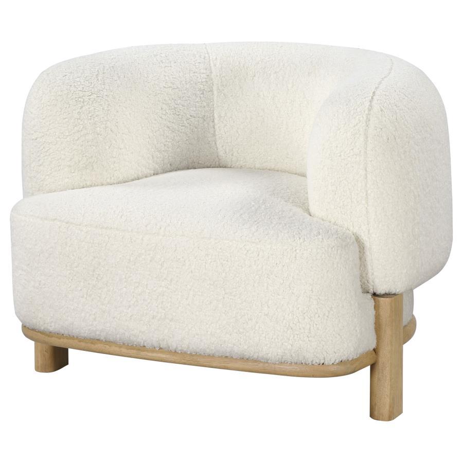 Lawler - Upholstered Barrel Back Accent Chair CoasterEveryday
