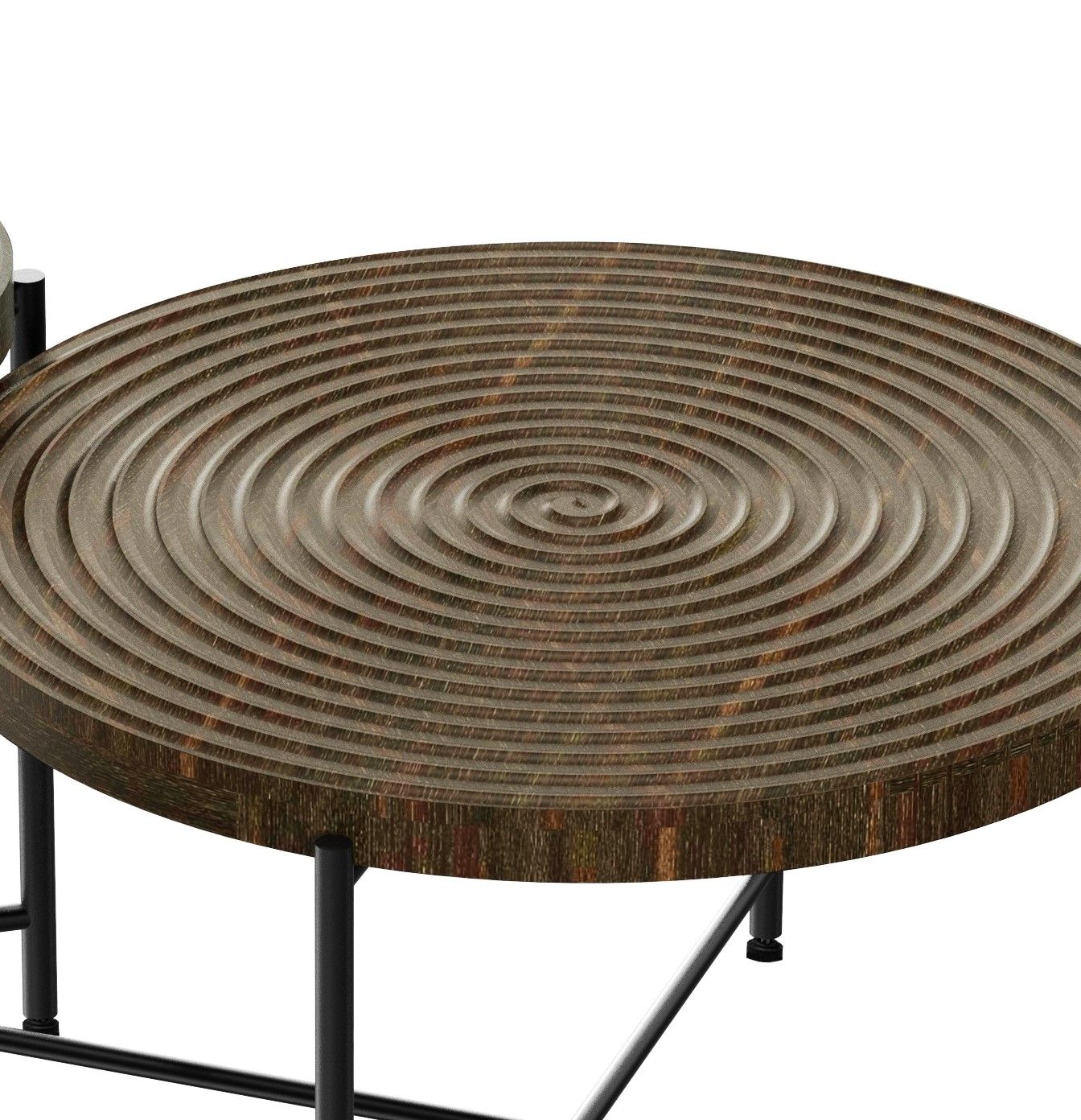 Coffee And End Table Set Waterproof Cover, Distressed Cylindrical Design, Legs Classic Rustic Charm (Set of 2) US Pride