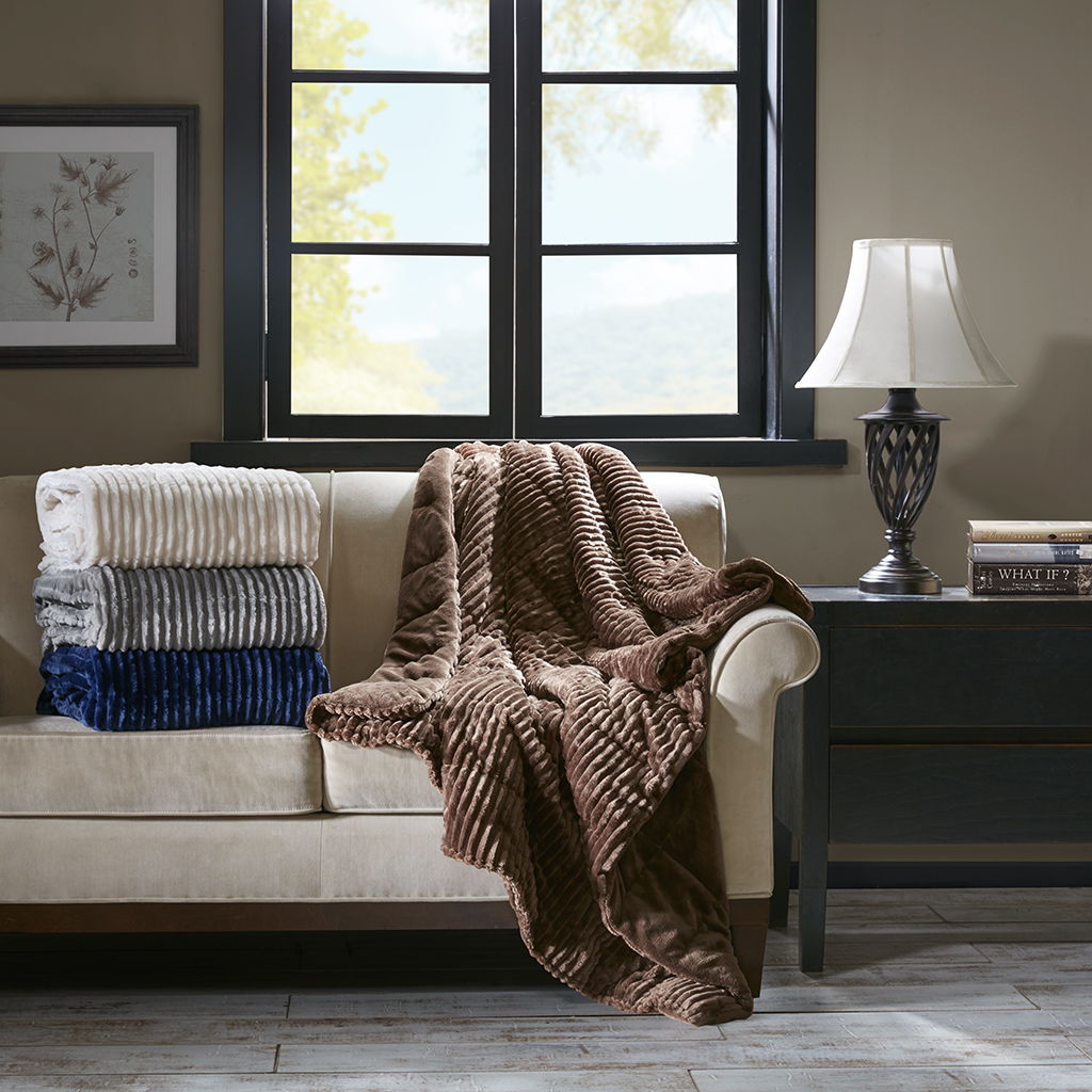 Parker - Throw - Brown Madison Park