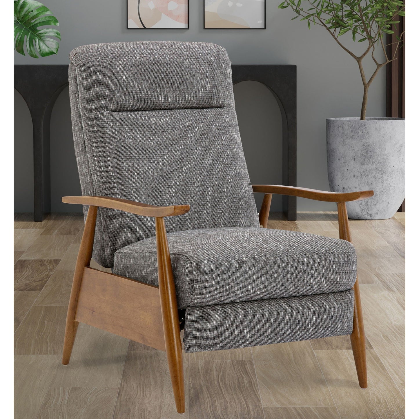 Vaughn - Push Back Recliner With Solid Hardwood Legs Home Essentials