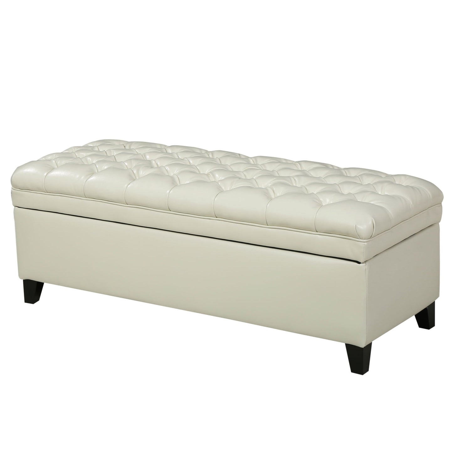 Juliana - Storage Ottoman With Birch Legs Noble House