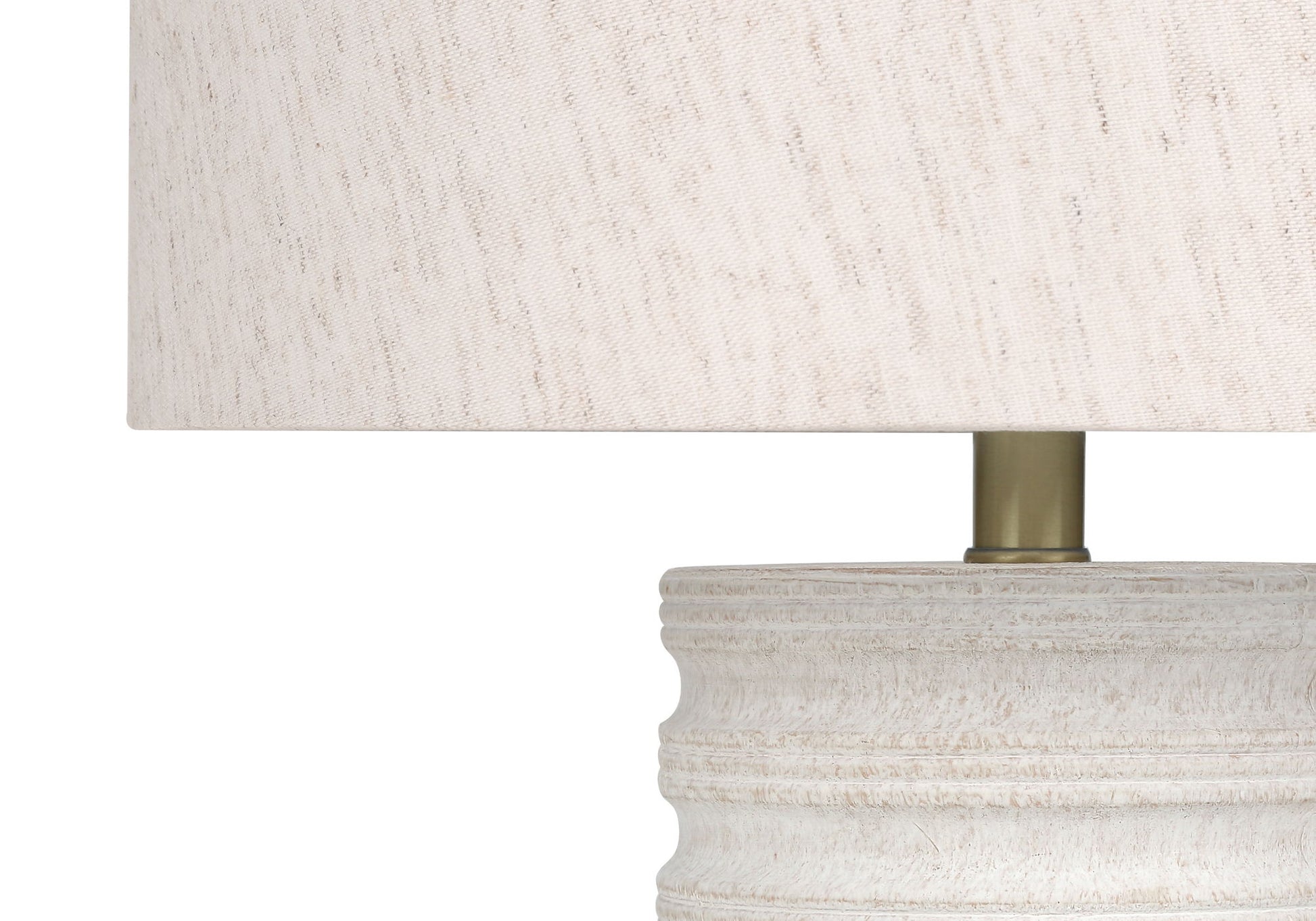 Table Lamp, Lighting, Resin, Transitional - Cream 8th Street