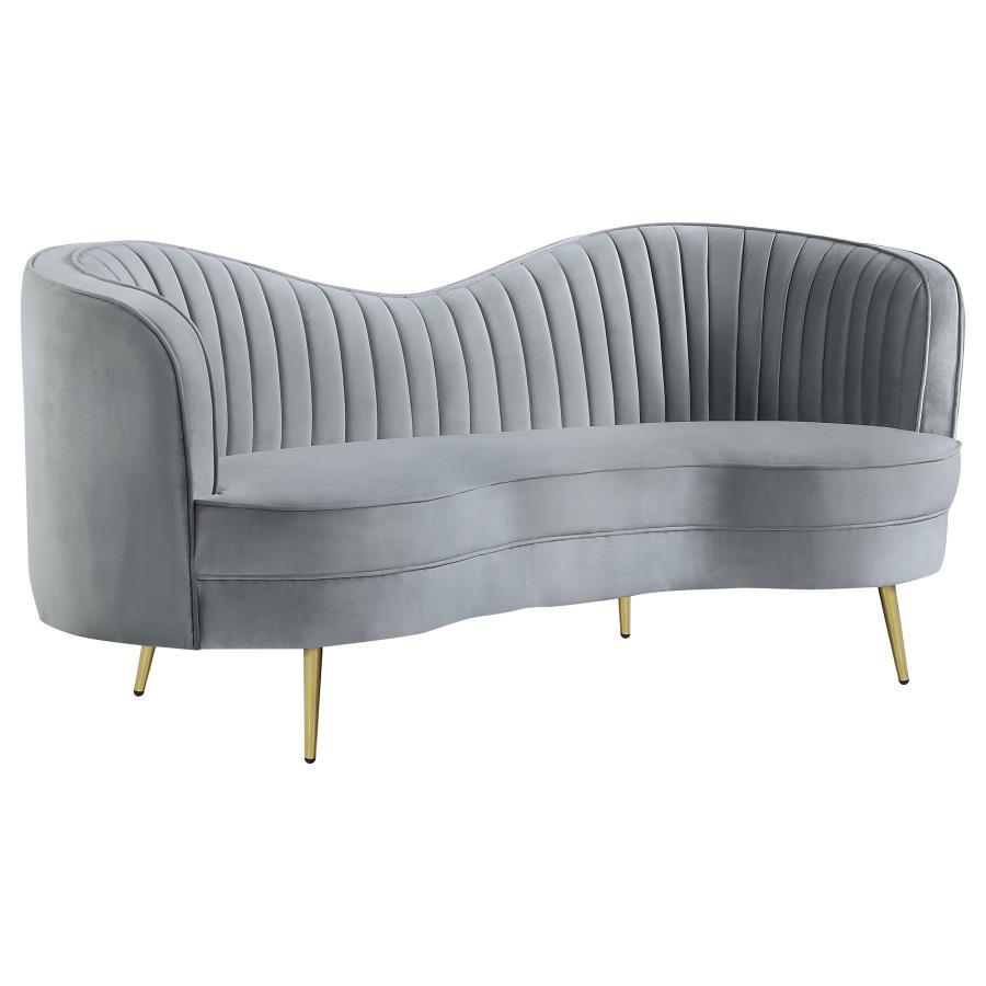 Sophia - Upholstered Channel Tufted Loveseat CoasterEssence