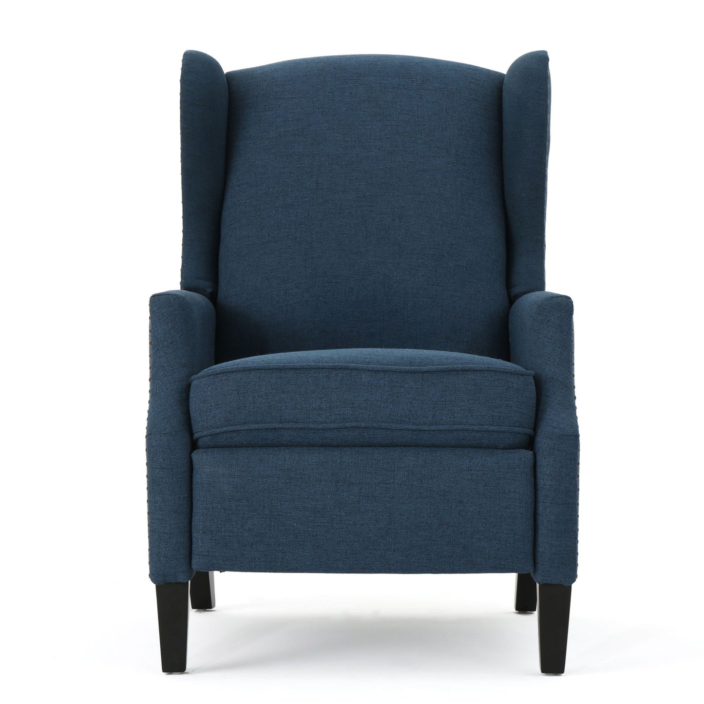 Westeros Wing Back Fabric Upholstered Recliner Noble House