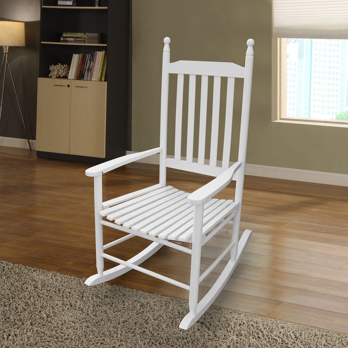 Wooden Porch Rocker Chair, Without Mat Home Essentials